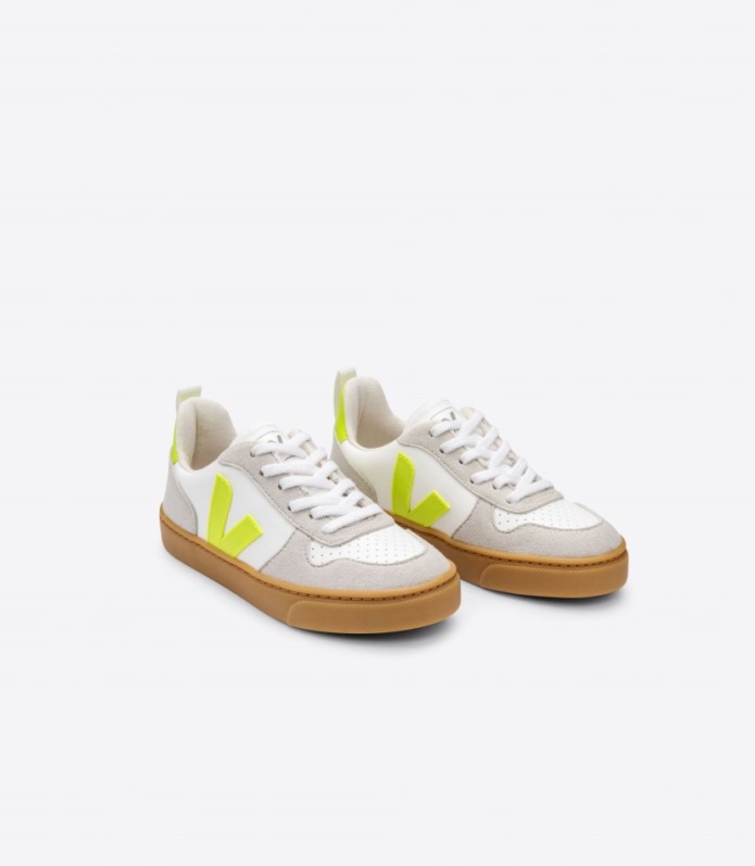 Veja V-10 Csipkék Cwl Fehér Jaune Fluo