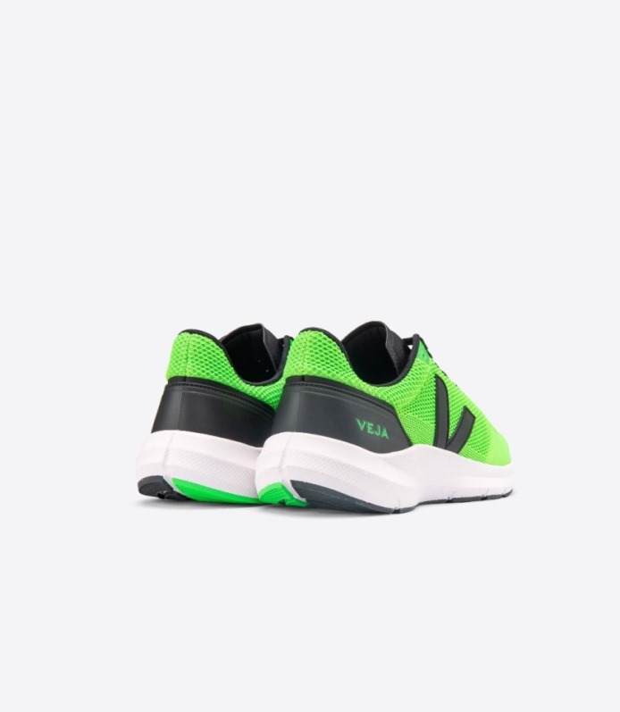 Veja Marlin V-knit Vert Fluo Fekete