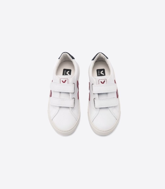 Lásd Esplar Bőr Fehér Marsala Fekete