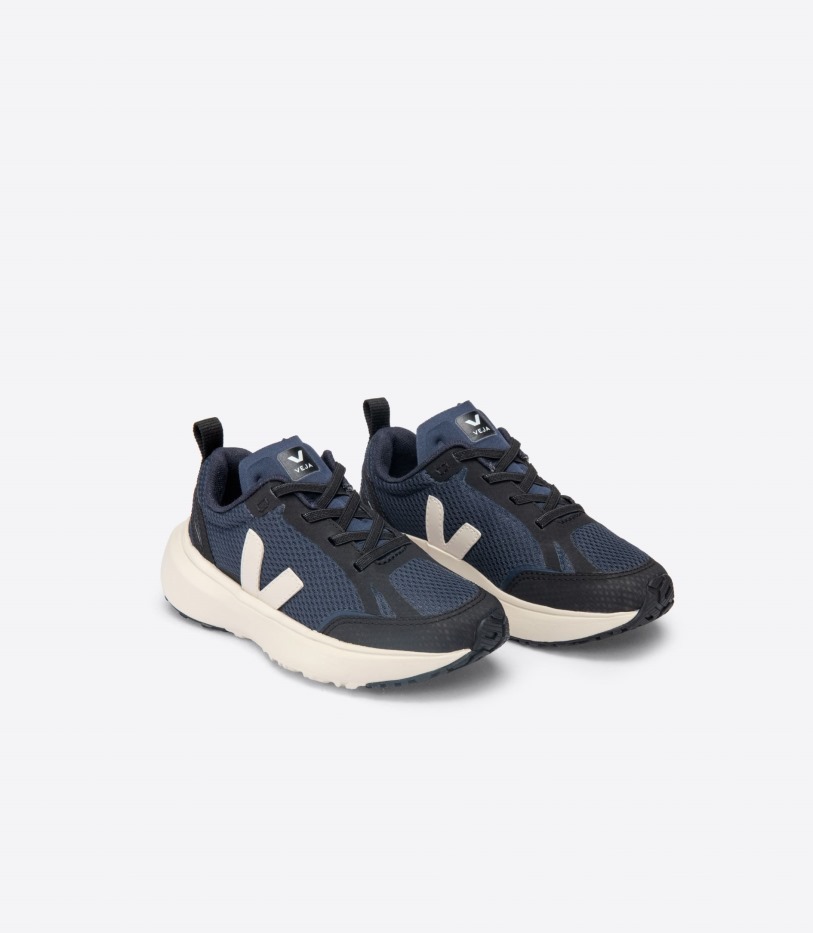 Veja Series Elastic Laces Nautico Pierre Black