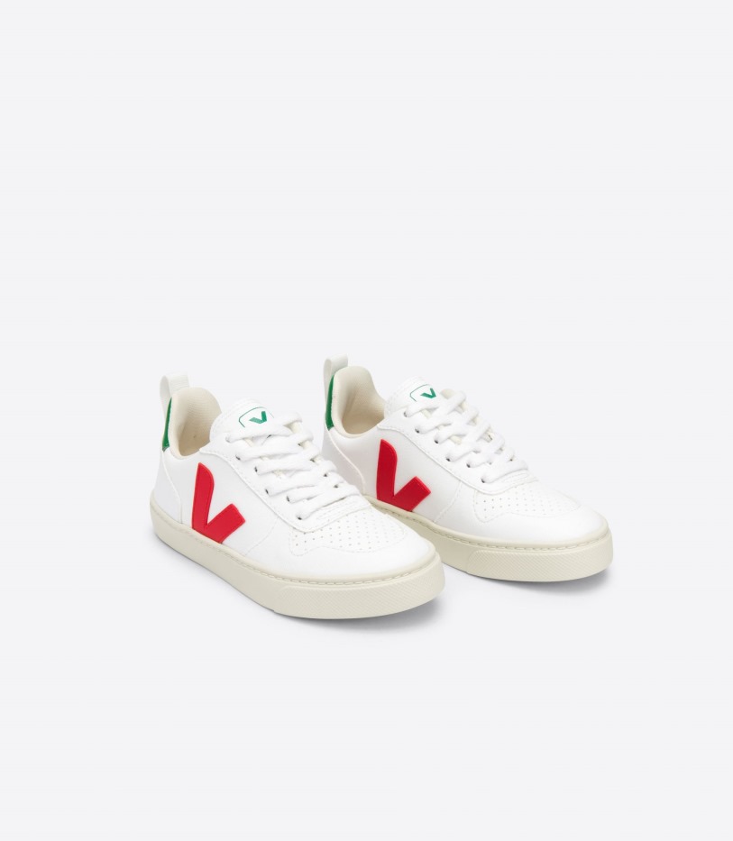 Veja Laces Cwl White Pekin Emeraude Series