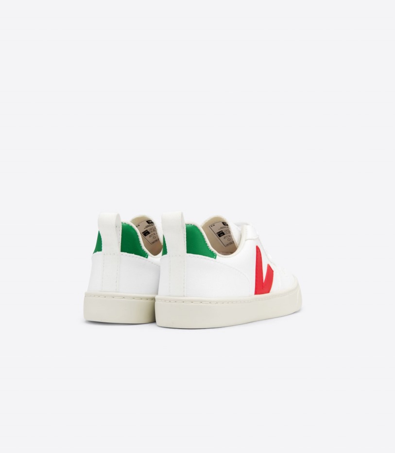 Veja Laces Cwl White Pekin Emeraude Series