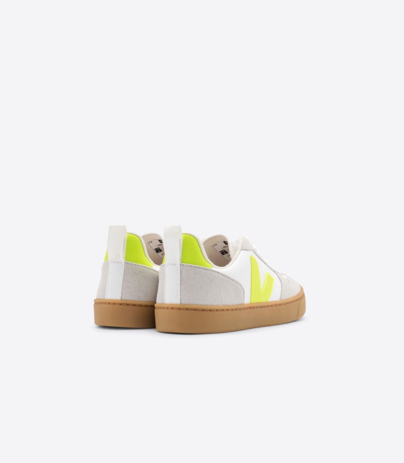 Veja Original Laces Cwl White Jaune Fluo