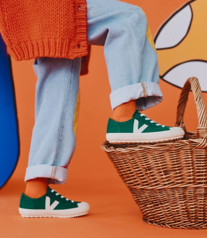 Collection Veja Elastic Laces Canvas Poker Pierre