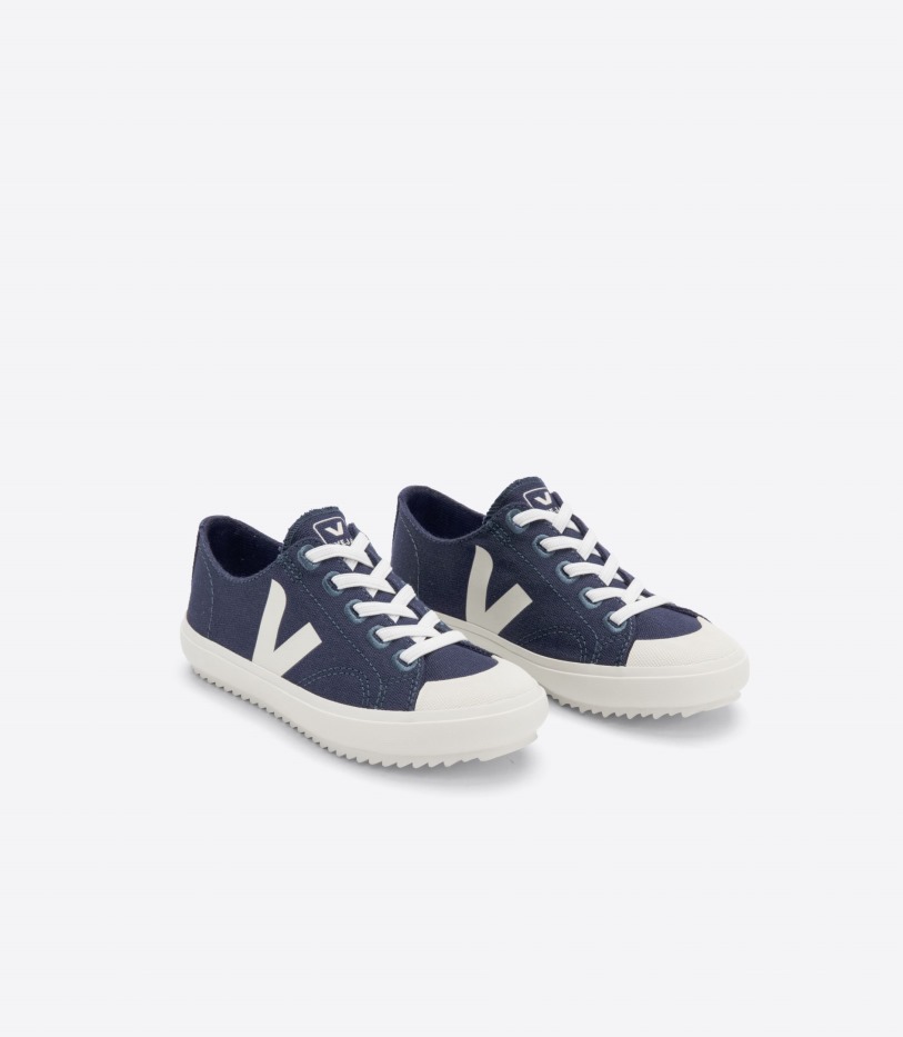 Veja Original Elastic Laces Canvas Marine Pierre