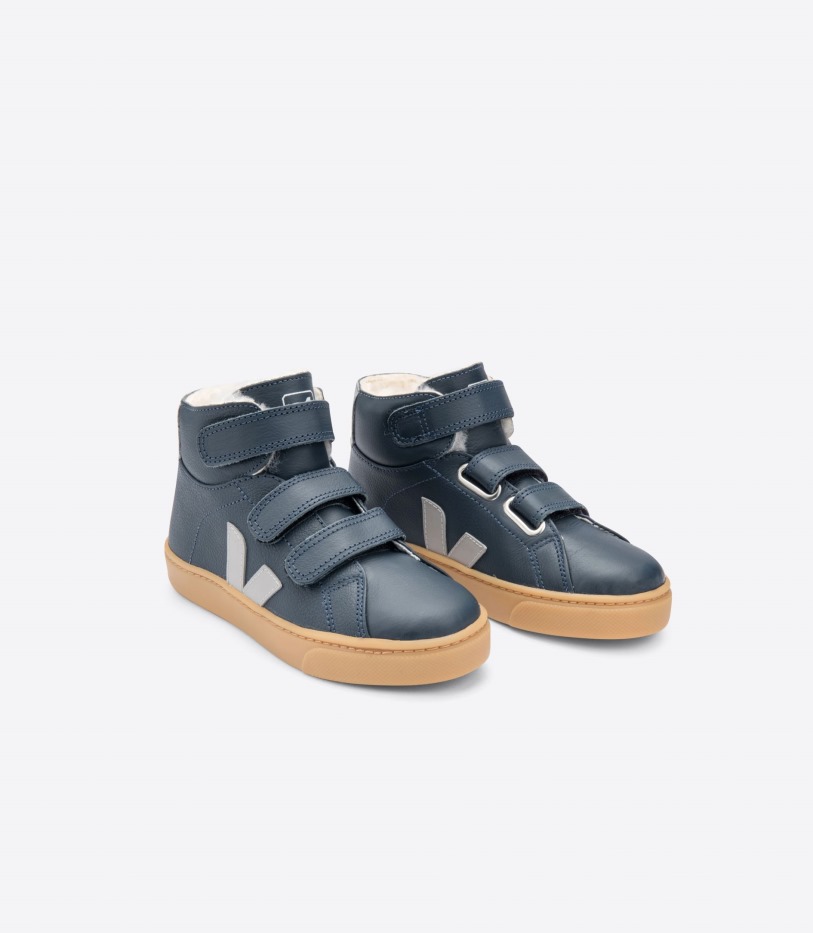 Mid Fured Leather Nautico Oxford Grey Veja Original