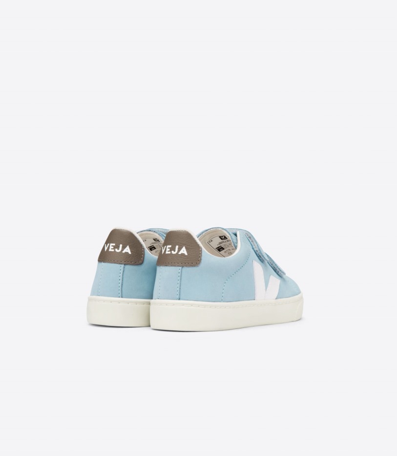 Veja Nubuck Steel White Collection