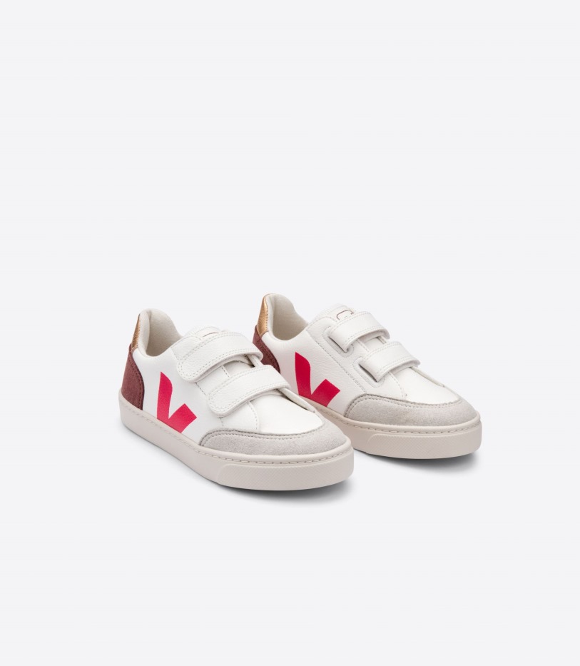 Collection Veja Chromefree Leather White Multico Dried Petal