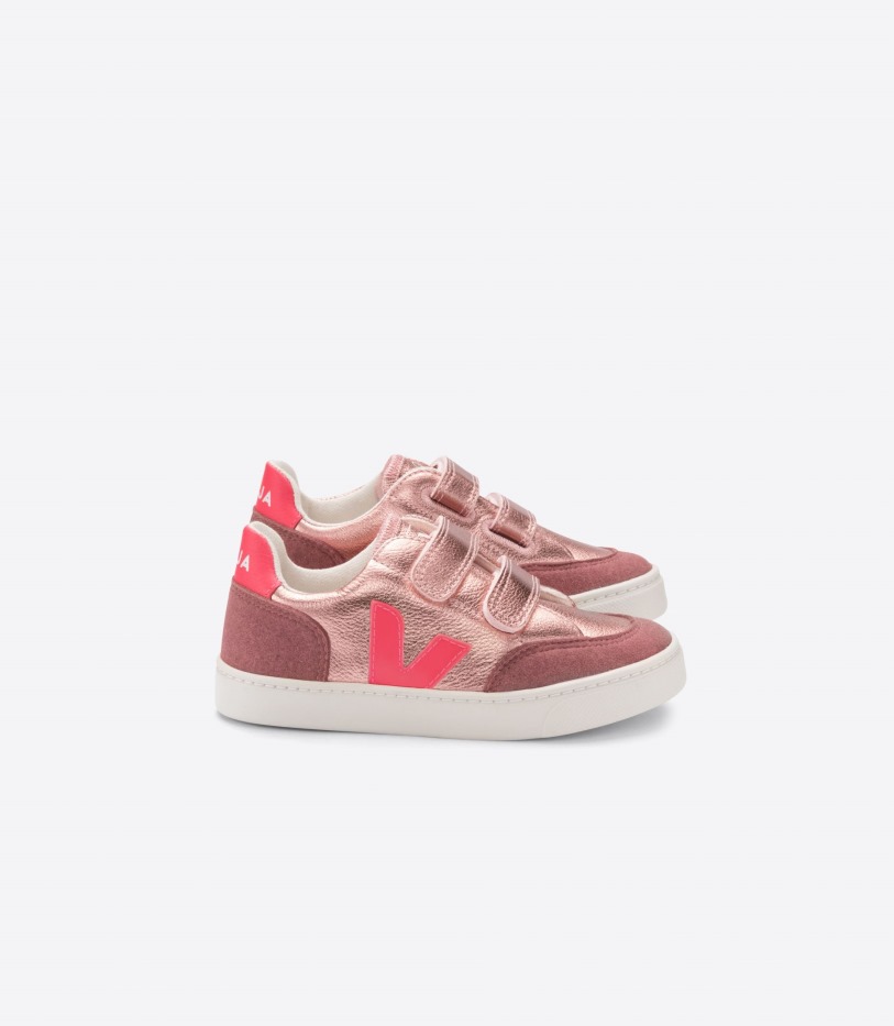 Veja Special Chromefree Leather Nacre Rose Fluo