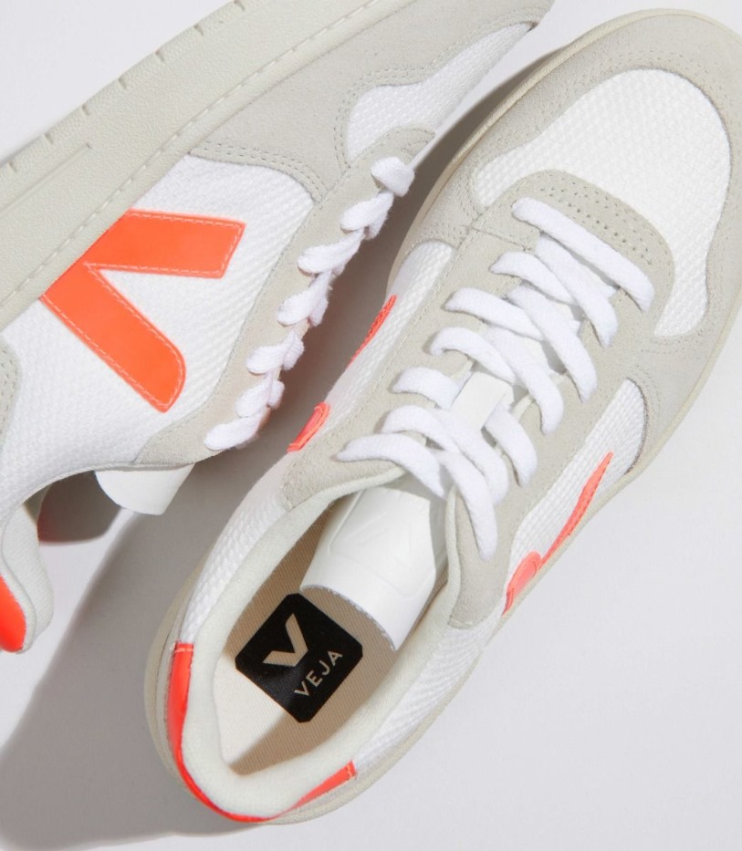 B-hálós Fehér Natúr Narancssárga Fluo Special Veja