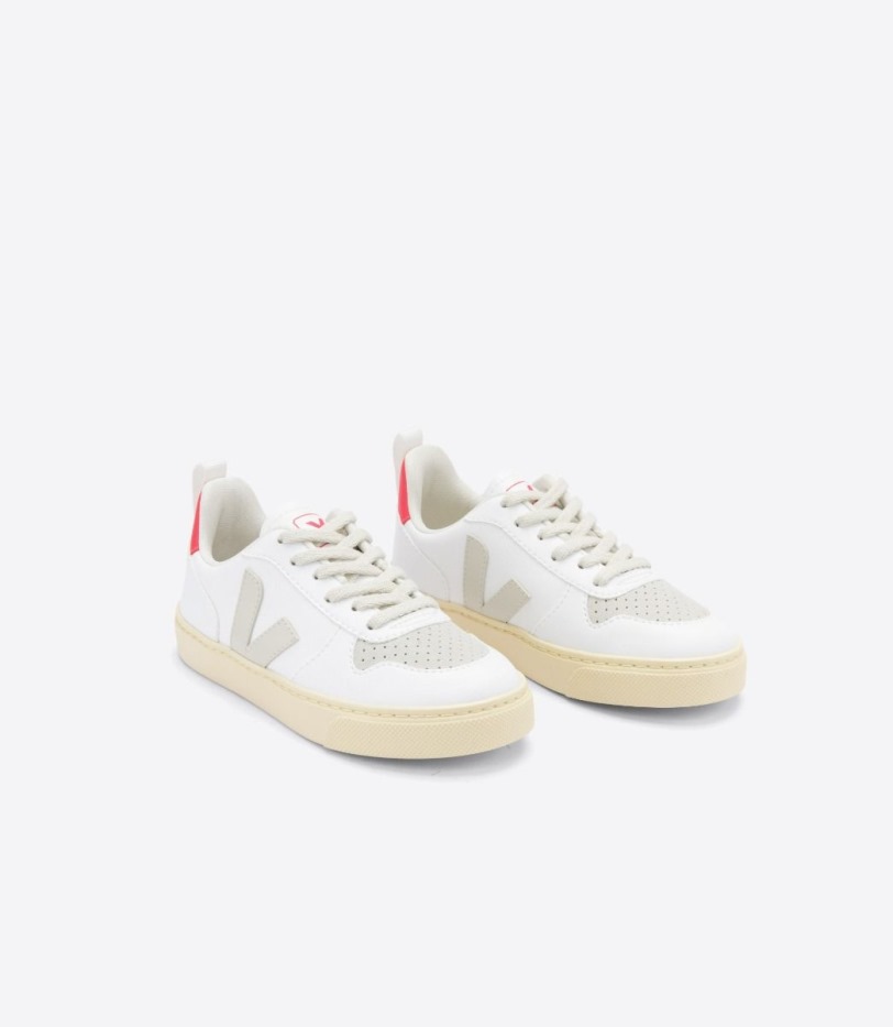 Collection Veja Laces Cwl White Pierre Rose Fluo