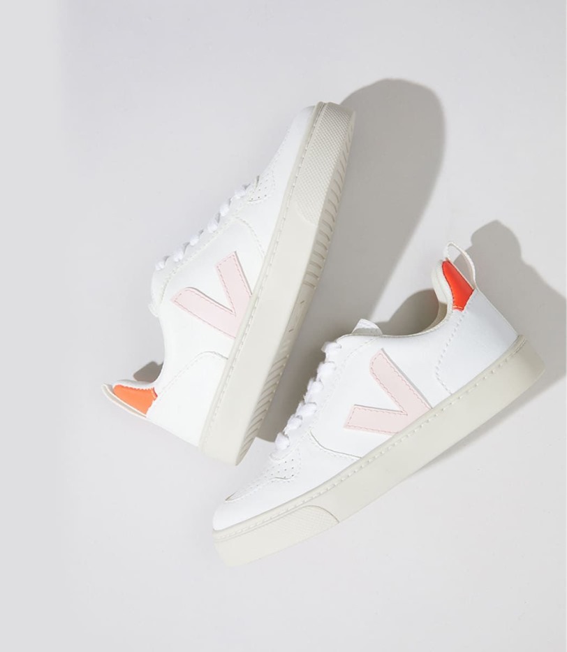 Laces Cwl White Petale Orange Fluo Veja