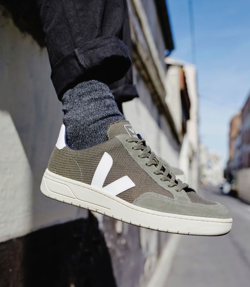 Veja Vegan B-mesh Oliva White Special
