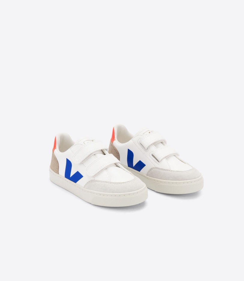 Veja Chromefree Leather White Multico Miel Perfect