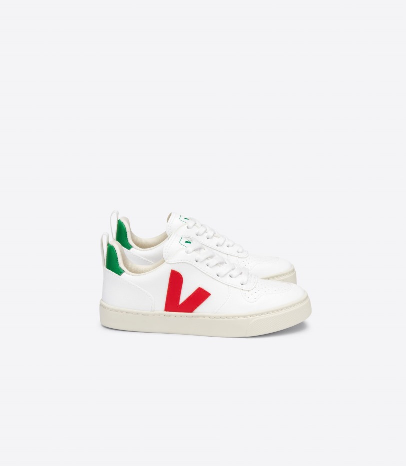 Veja Premium Laces Cwl White Pekin Emeraude