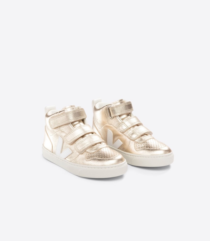 Mid Chromefree Leather Platine White Special Veja
