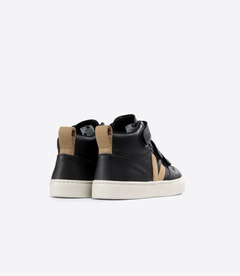 Perfect Veja Mid Chromefree Leather Black Dune