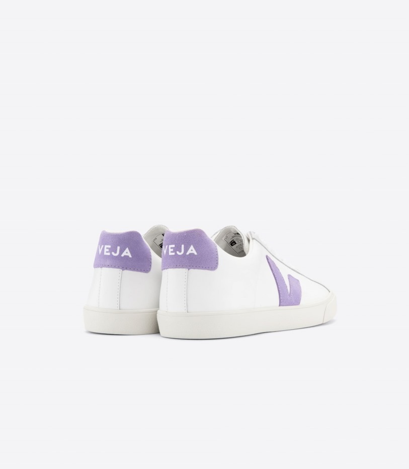 Leather Extra White Lavande Veja
