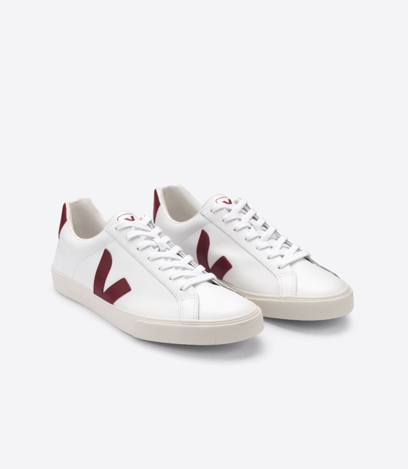 Leather White Marsala Premium Veja