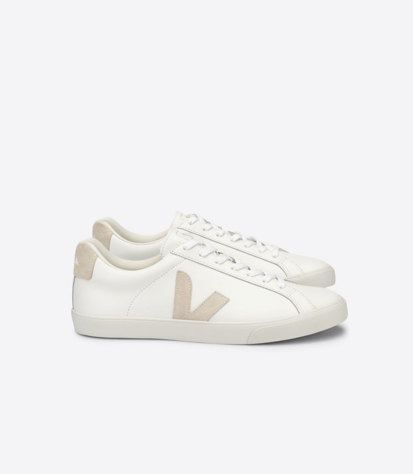 Leather White Sable Veja Premium