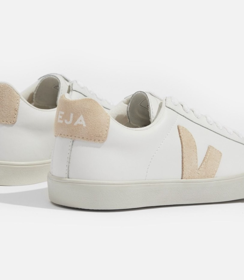 Leather White Sable Veja Premium