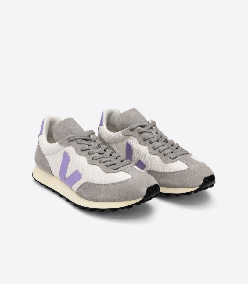Veja Special Branco Hexamesh Gravel Lavande