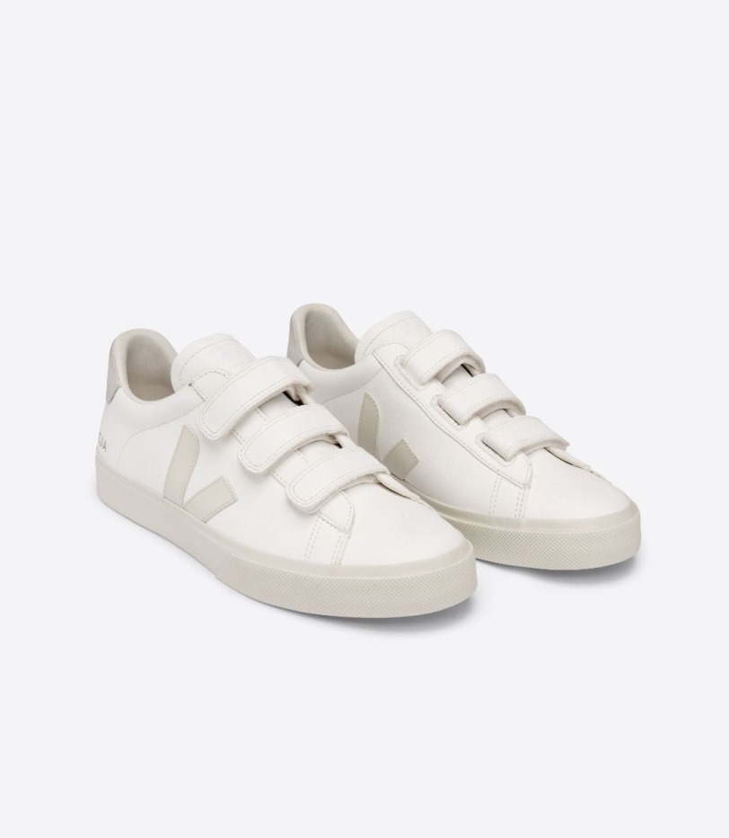 Series Chromefree Leather White Pierre Natural Veja
