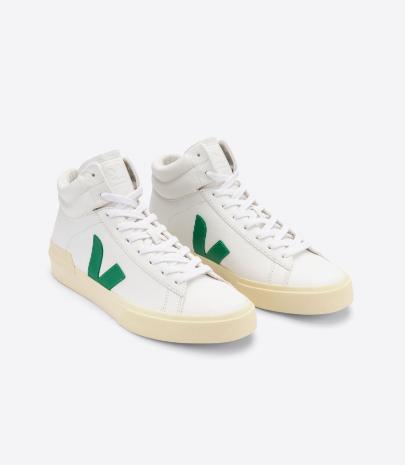 Original Chromefree Leather White Emeraude Butter Veja