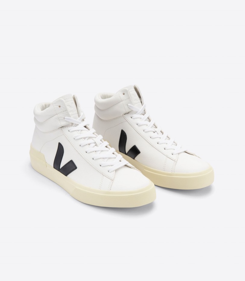 Veja Chromefree Leather White Black Butter Collection