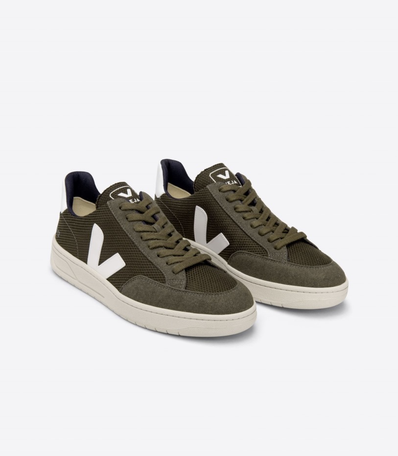 Vegan B-Mesh Olive White Veja