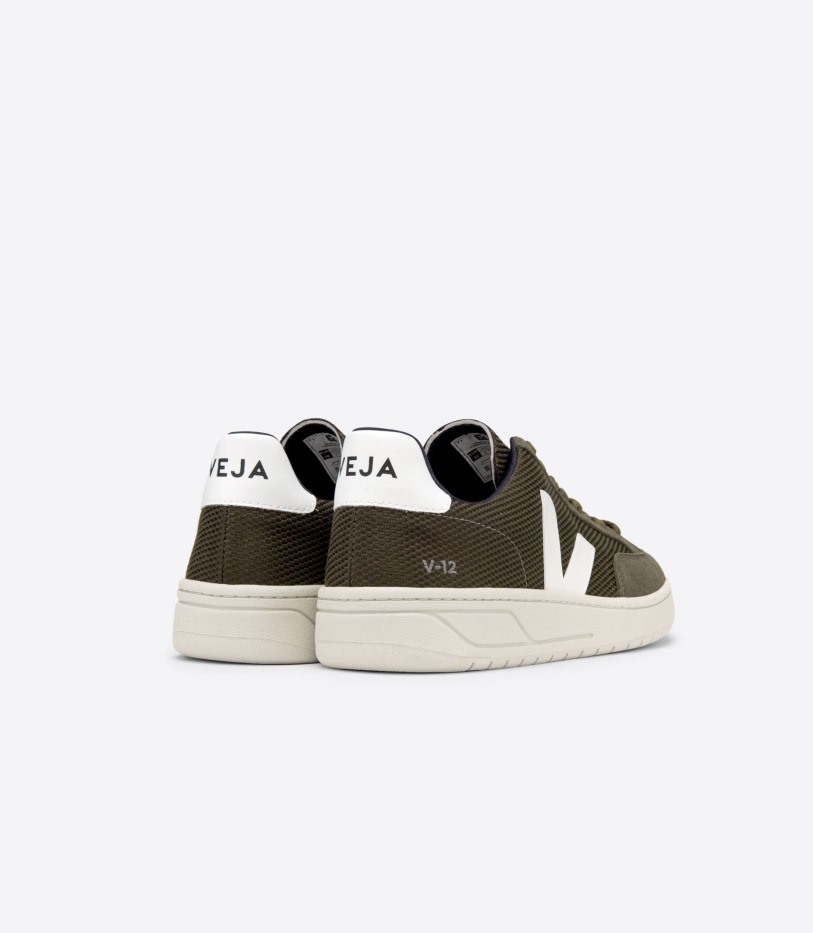 Vegan B-Mesh Olive White Veja