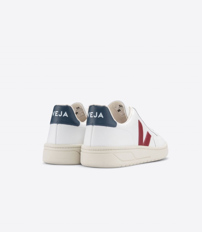 Veja Original Leather White Marsala Nautico