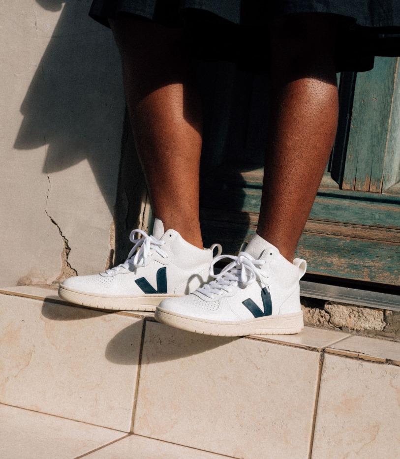 Collection Leather White Nautico Veja