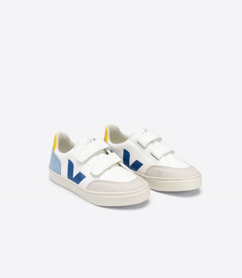 Chromefree Leather White Multico Veja Perfect