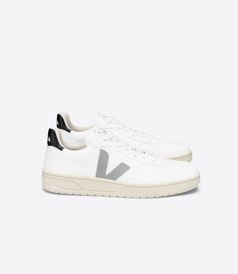 Veja Cwl White Oxford Grey Black Premium