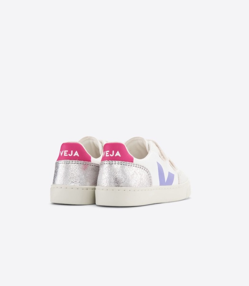 Chromefree Leather Multico Silver Veja Premium
