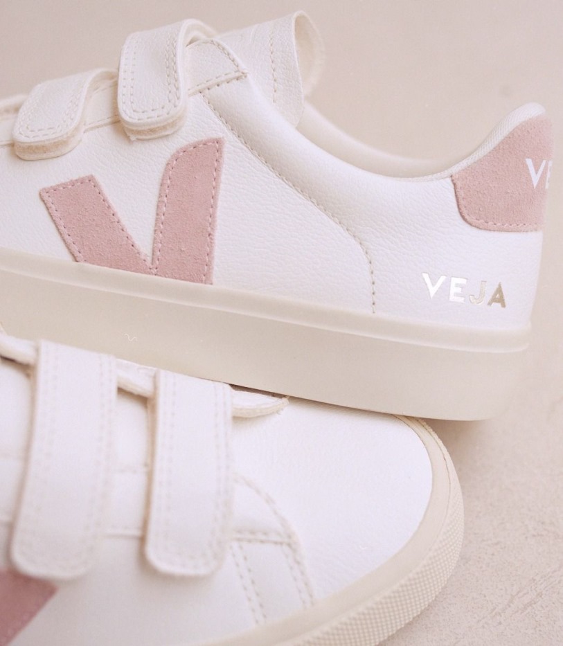 Chromefree Leather White Babe Collection Veja