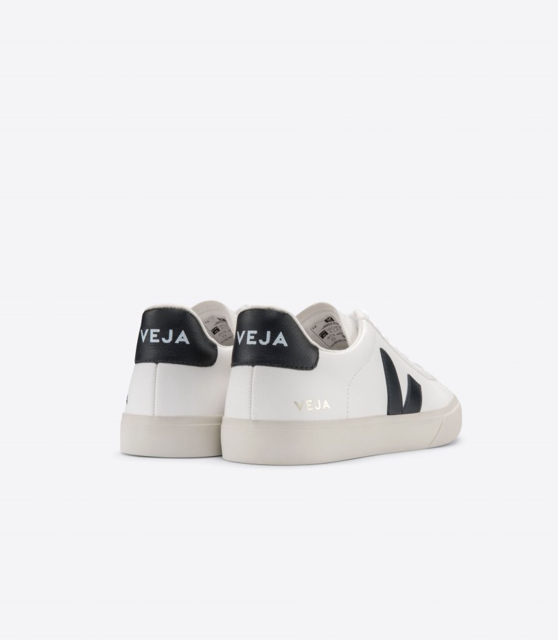 Chromefree Leather White Black Series Veja
