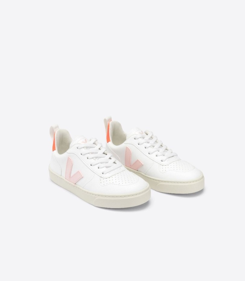 Laces Cwl White Petale Orange Fluo Veja Premium
