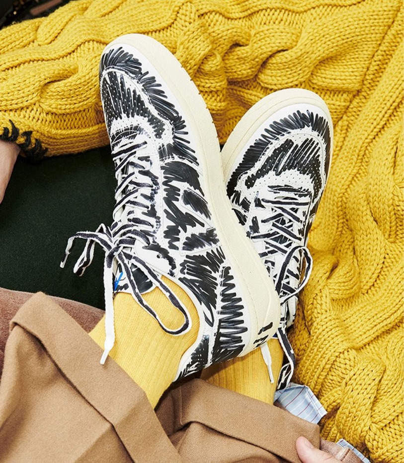 Leather Veja X Marni Full Black Collection