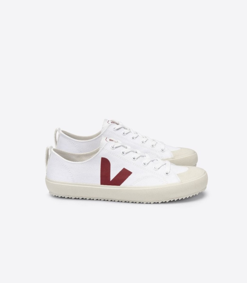 Original Veja Canvas White Marsala