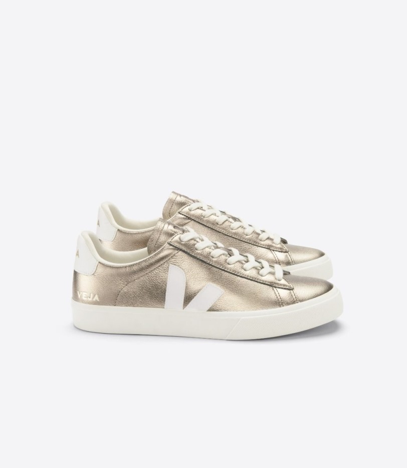 Veja Chromefree Leather Bronze White Series