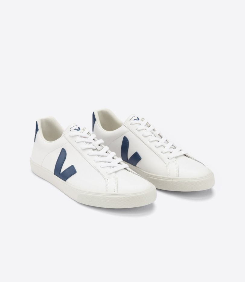 Veja Collection Leather White Cobalt