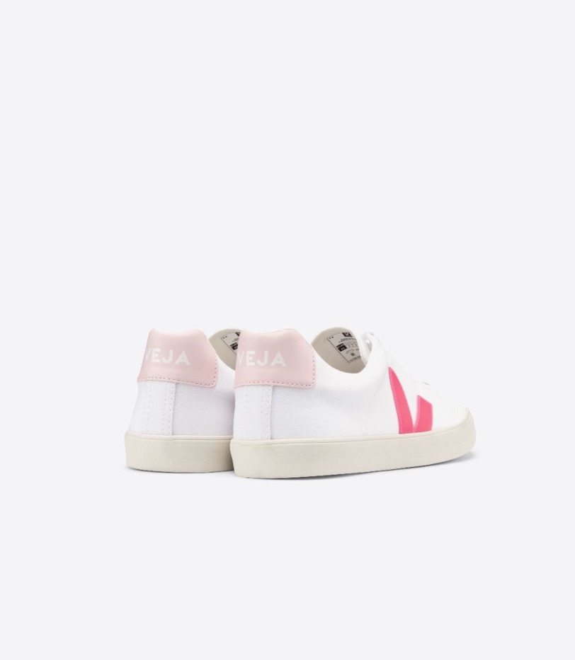 Veja Collection Se Canvas White Rose-Fluo Petale