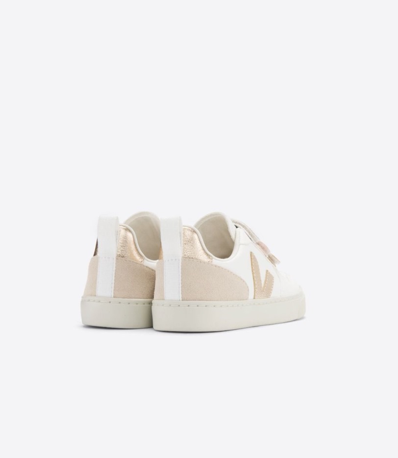 Veja Original Chromefree Leather Multico White Shiny