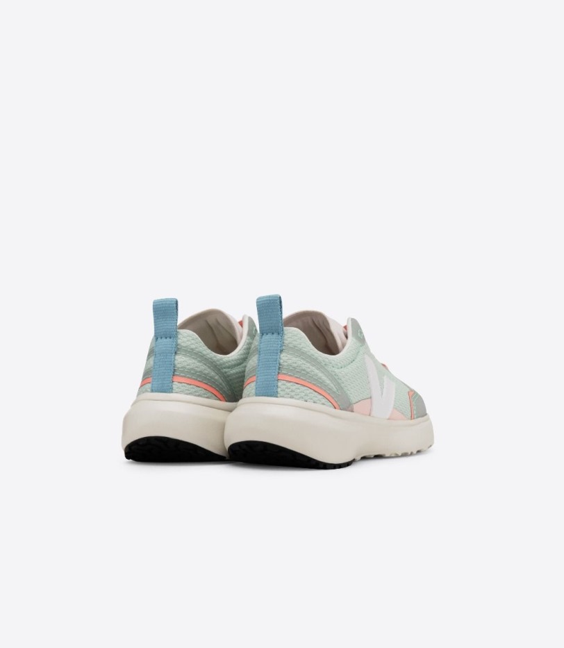 Veja Special Elastic Laces Alveomesh Matcha White