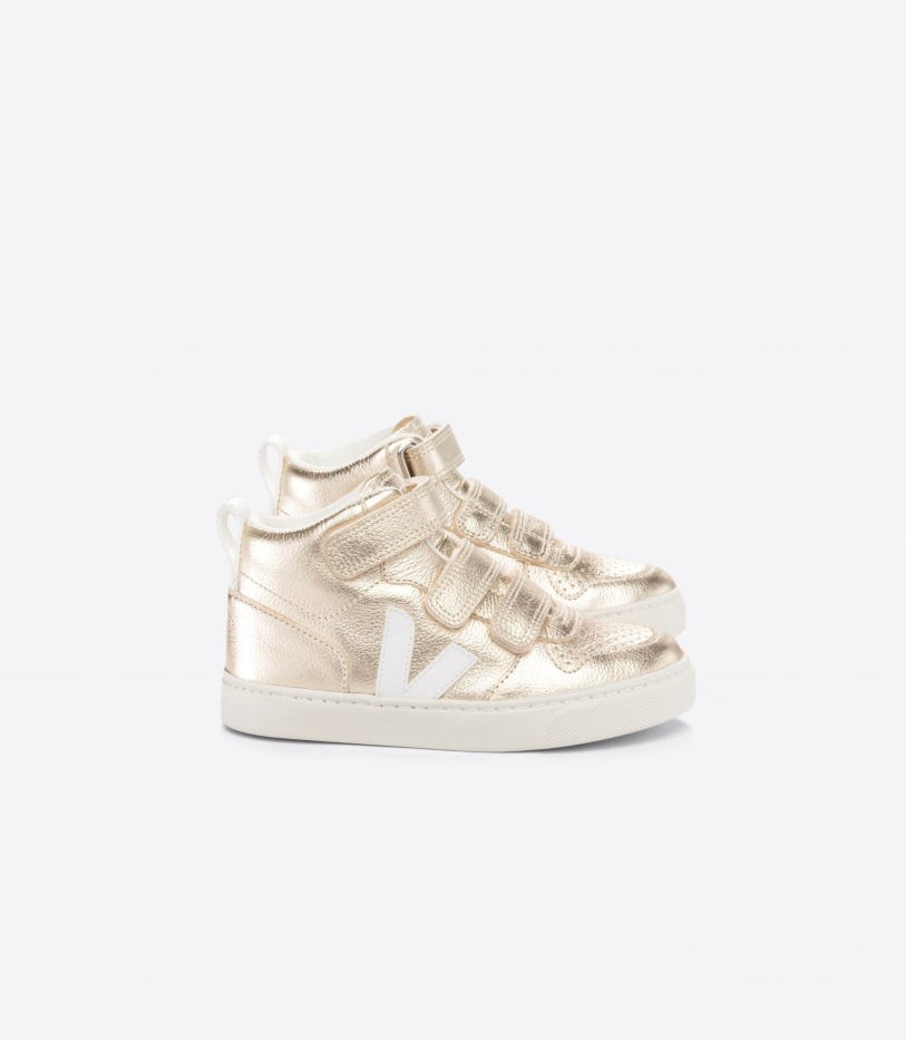 Mid Chromefree Leather Platine White Veja Collection