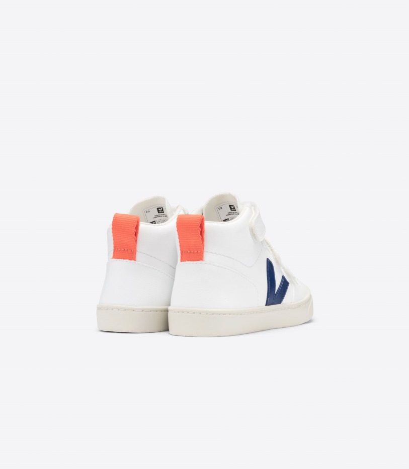 Veja Mid Cwl White Cobalt Orange Fluo Original