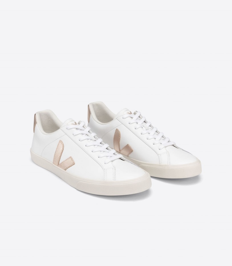 Leather White Platine Veja Perfect