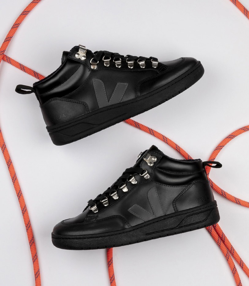 Original Leather Black Grafite Black Sole Veja